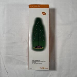 Department 56 Halloween Orange Twinkle Brite Tree Village Accessories